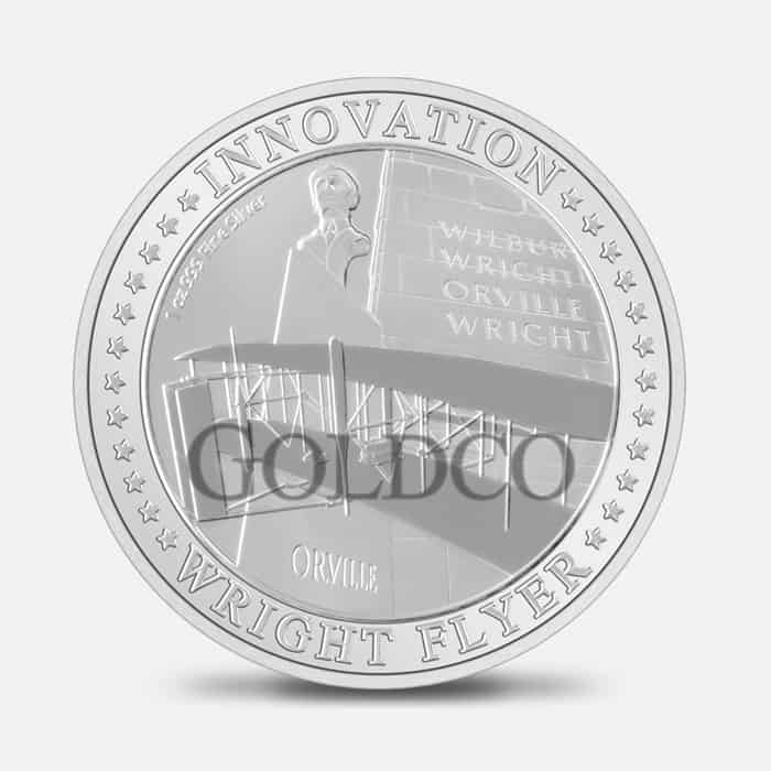 2022 1 oz. Silver Wright Flyer Front