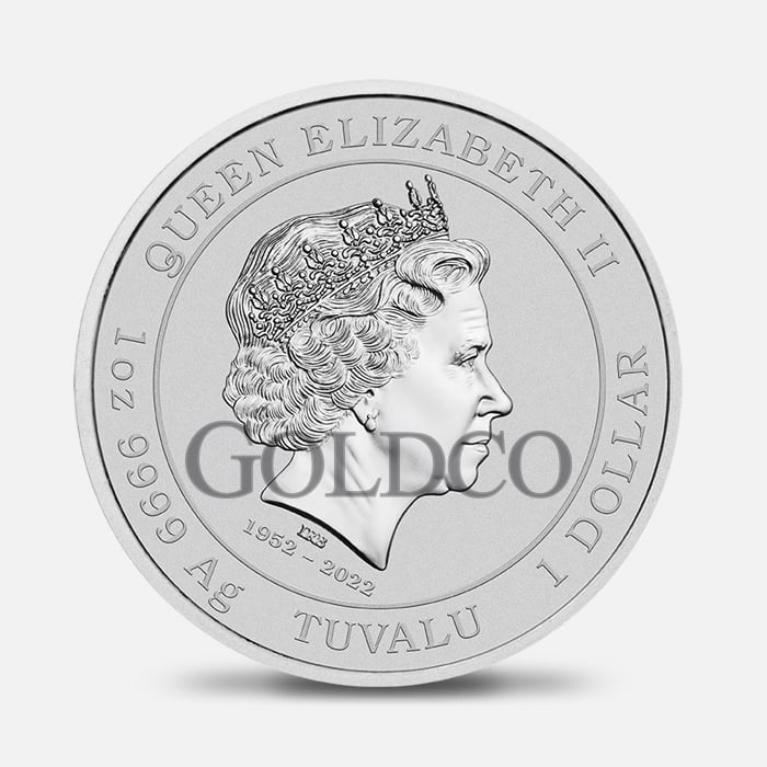 2023 Silver American Bald Eagle Back