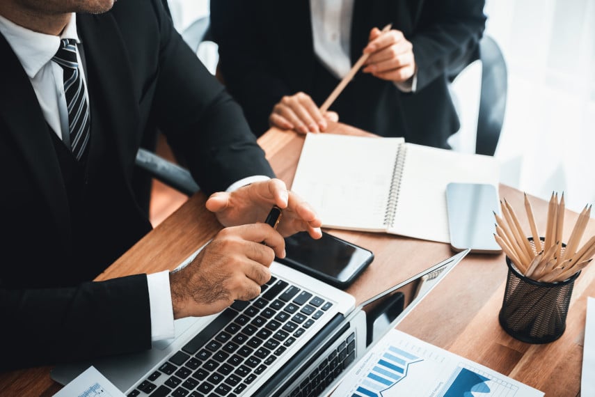 doing business together