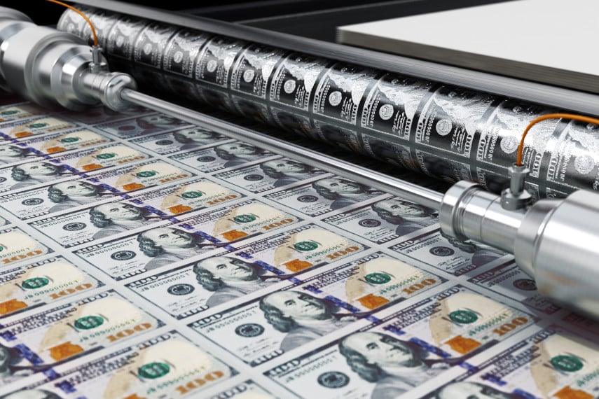 Federal Reserve printing money