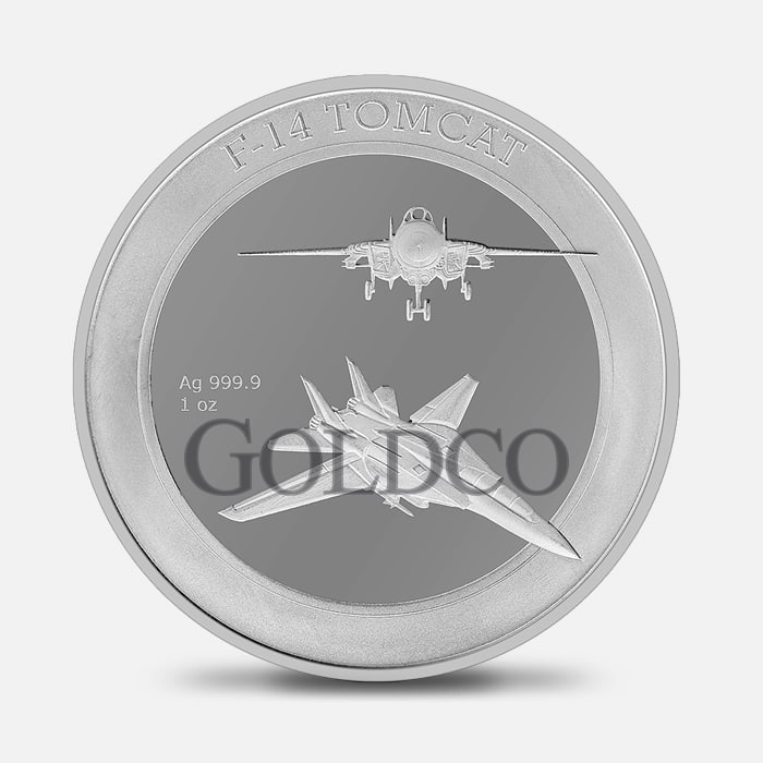 Silver F-14 Tomcat Front