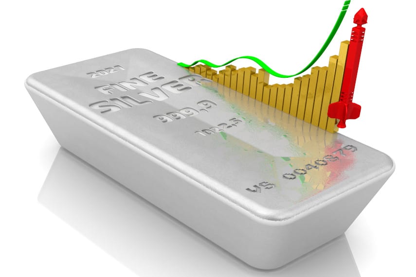 silver price going up