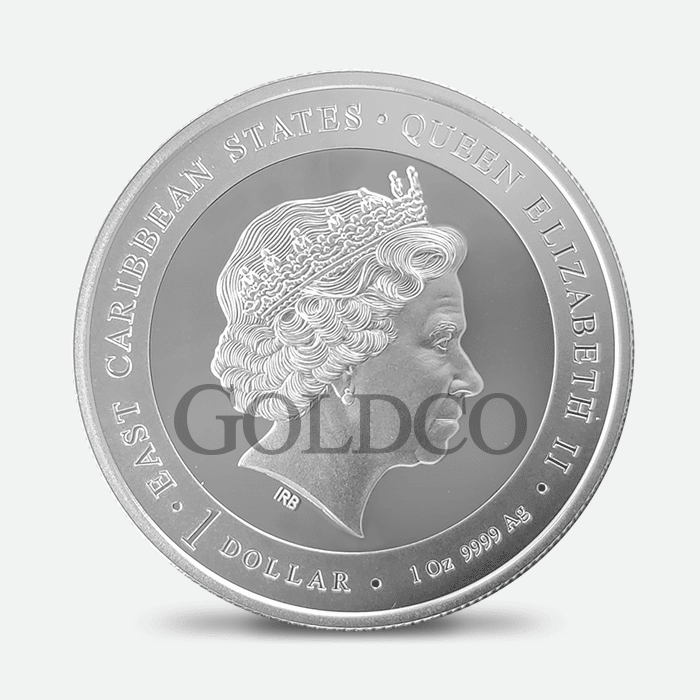 2022 1 oz Silver Valor Back